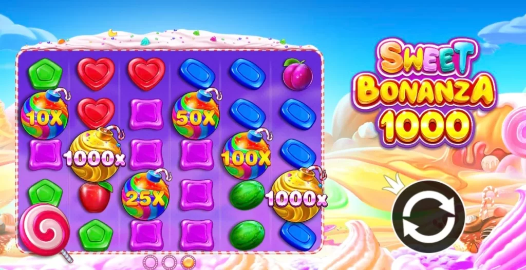 Sweet Bonanza slot demo on 999JILI