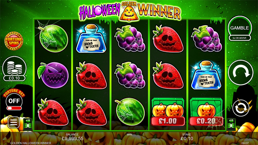 Golden Halloween Winner Slot